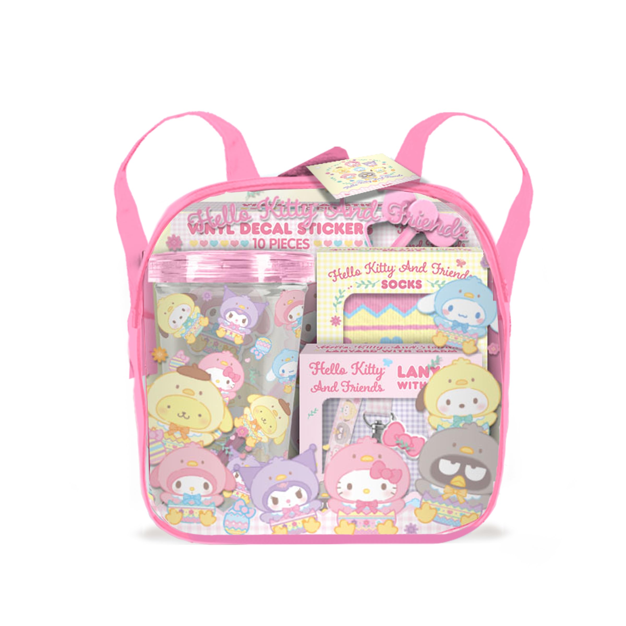 Amazon.com: Hello Kitty and Friends Backpack Gift Set - Clear