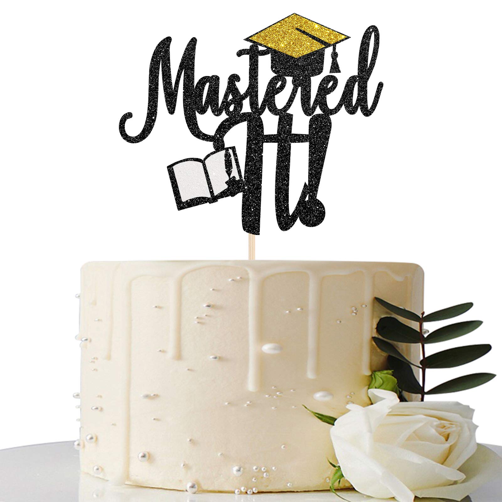 Buy Red Glitter Mastered It Cake Topper Master's Graduation Cake