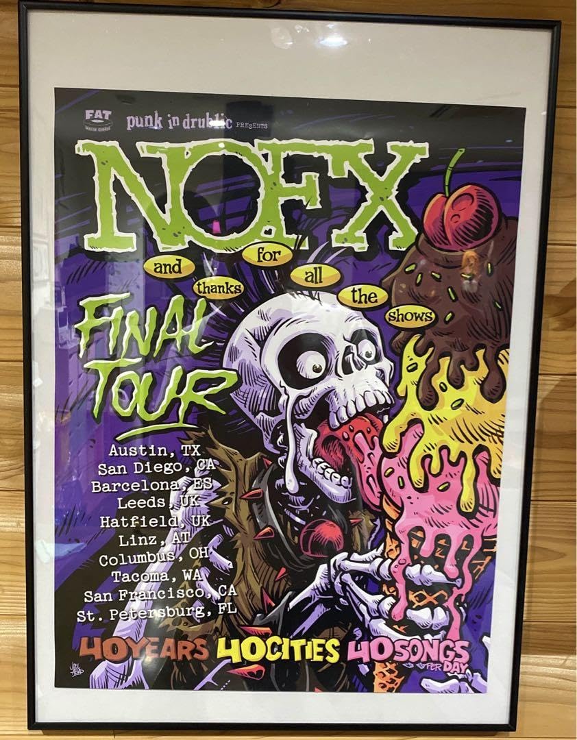 NOFXラストライブ3dayポスターセットノーエフハイスタhi-standard