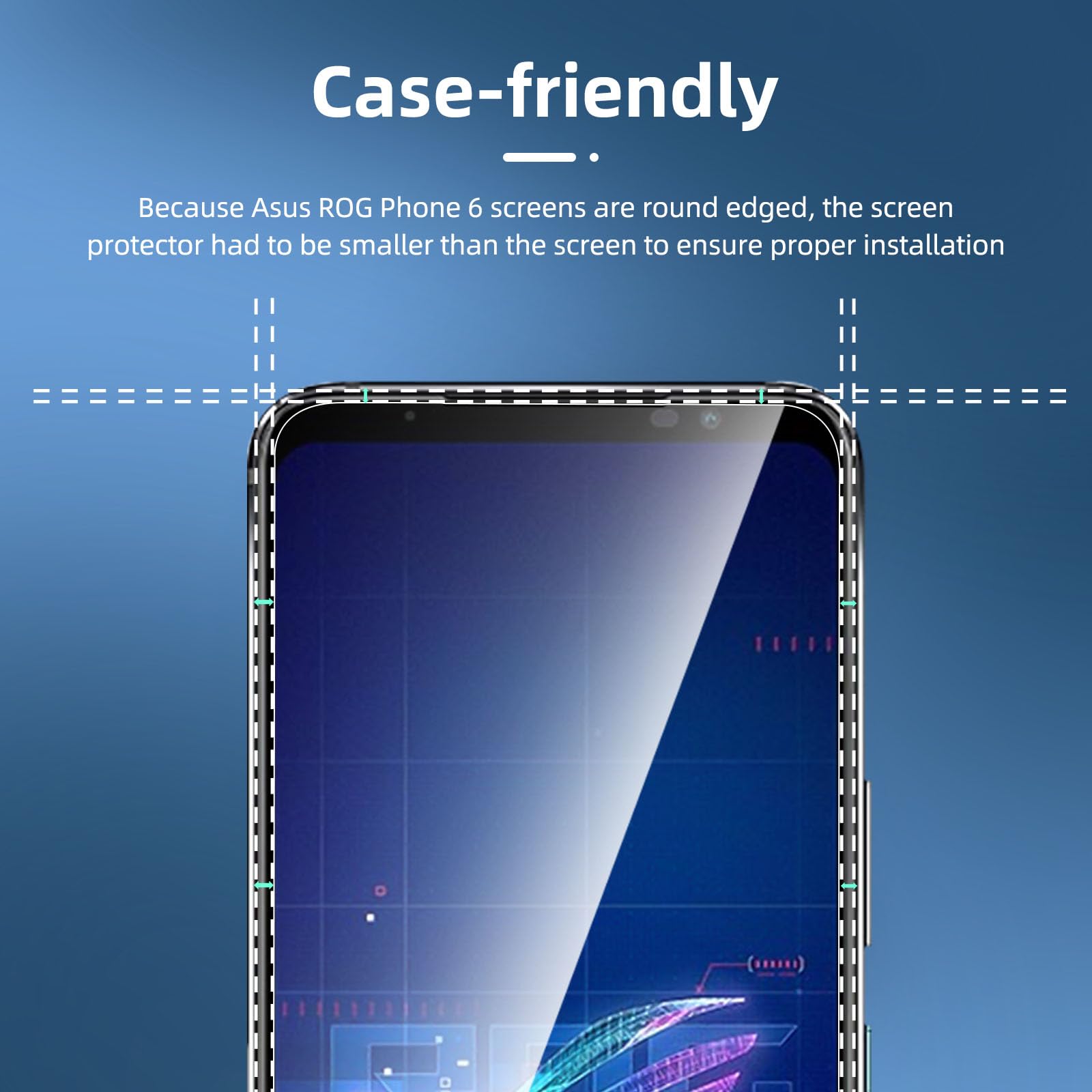 3 Pezzi Pellicola Protettiva per ASUS ROG Phone 6