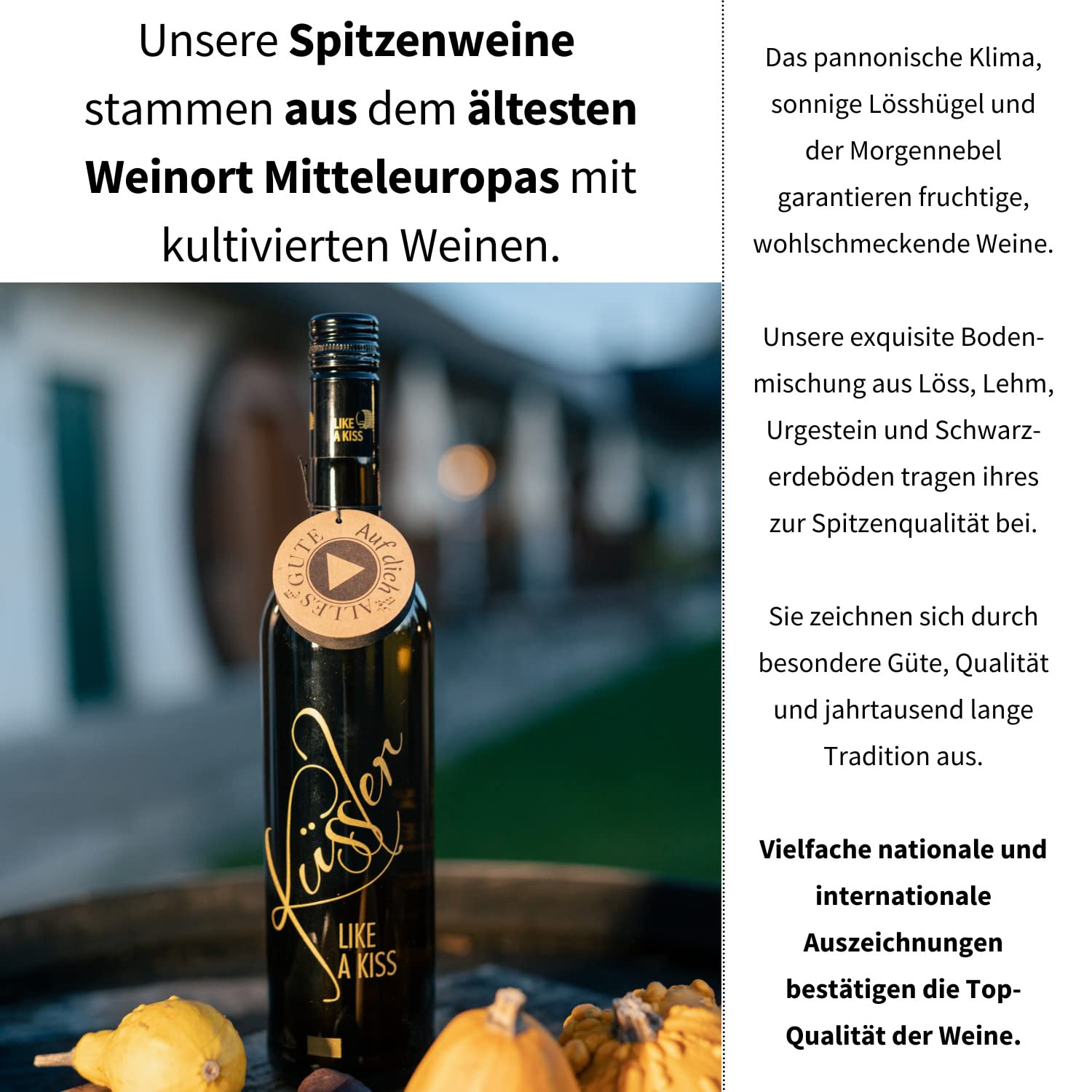 Neu! SINGENDER WEIN Cuvée weiß zum GEBURTSTAG - ein Spitzenwein mit eigenem Song - im nachhaltigen Geschenkkarton mit zwei Küssler-Gläsern - die ideale Wein-Geschenkidee für jeden Weintrinker