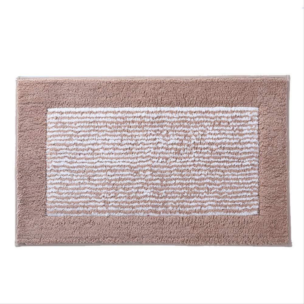 Tapis épais et moelleux pour salon et salle de bain camel