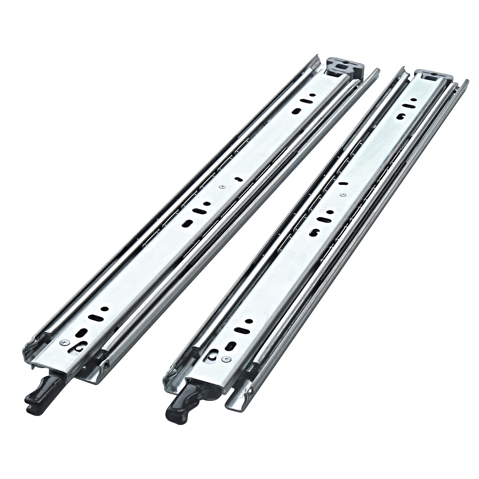shuhang full extension drawer slides 36 inch with lock heavy duty drawer slides rails locking 150 lb load bearing capacity 1 pair