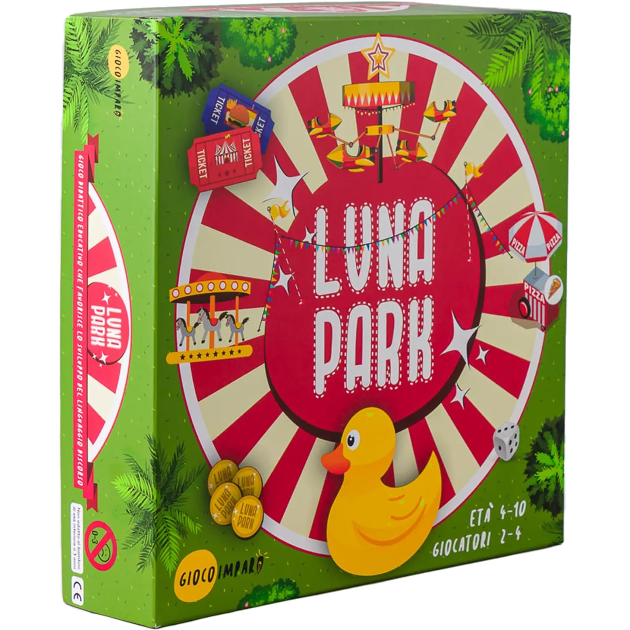 LUNA PARK Linguaggio Gioco in scatola Educativo e Didattico Per Bambini 4-10 anni