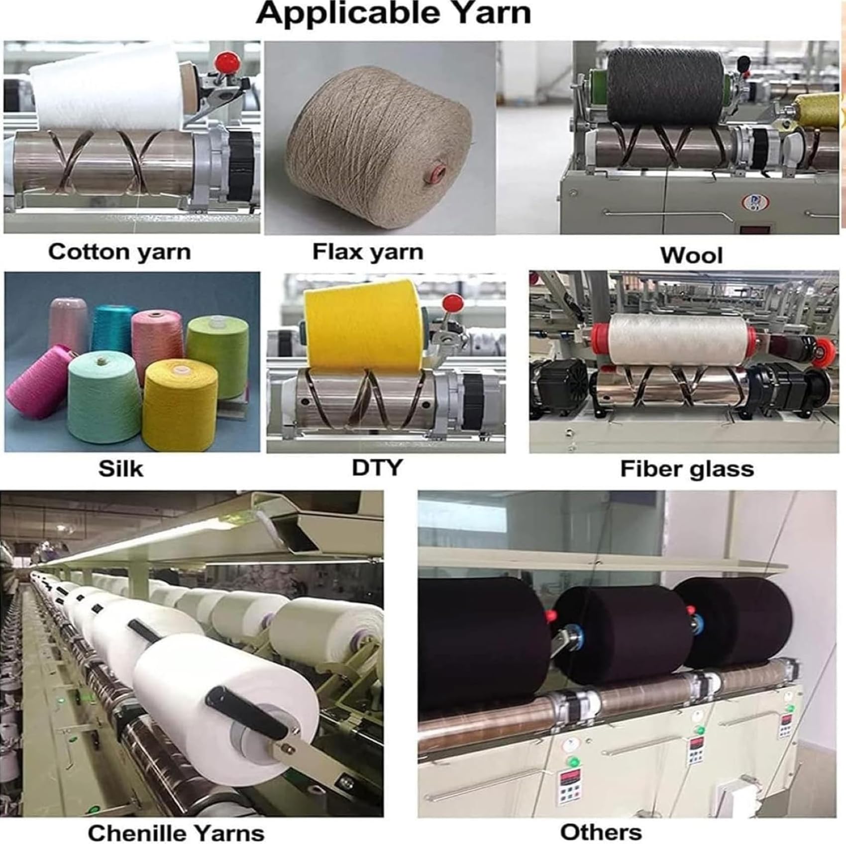 Bobinadora eléctrica de bolas de hilo multicapa, máquina automática de tejer de lana con contador, capacidad de 500 g, velocidad y tensión ajustables para hilo de metal, cordón, nailon