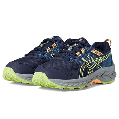 ASICS Kids Gel Venture 9 Grade School (Little Kid/Big Kid) Kids Shoes Midnight/Lime Green
