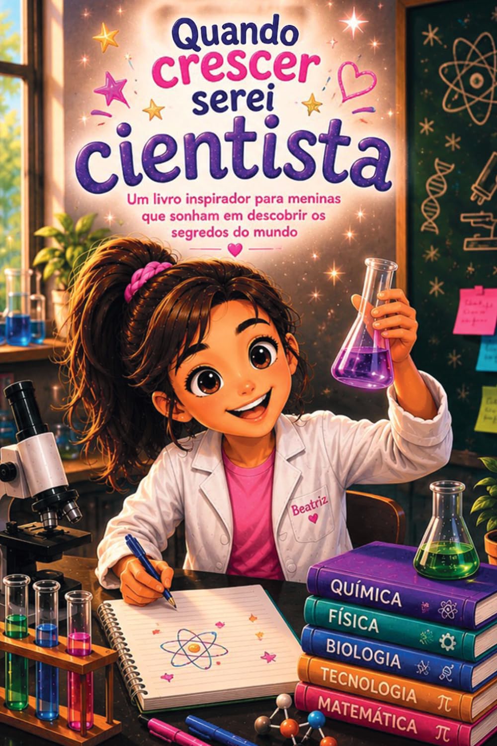 Quando crescer serei cientista: Um livro inspirador para meninas que sonham em descobrir os segredos do mundo