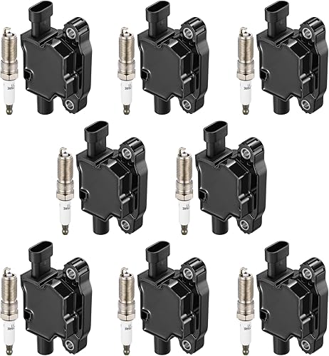 Vista 11 de BDFHYK Paquete de bobinas de encendido compatibles con Buick LaCrosse Rainier, compatible con Cadillac Escalade ESV EXT, Avalanche Camaro, Canyon