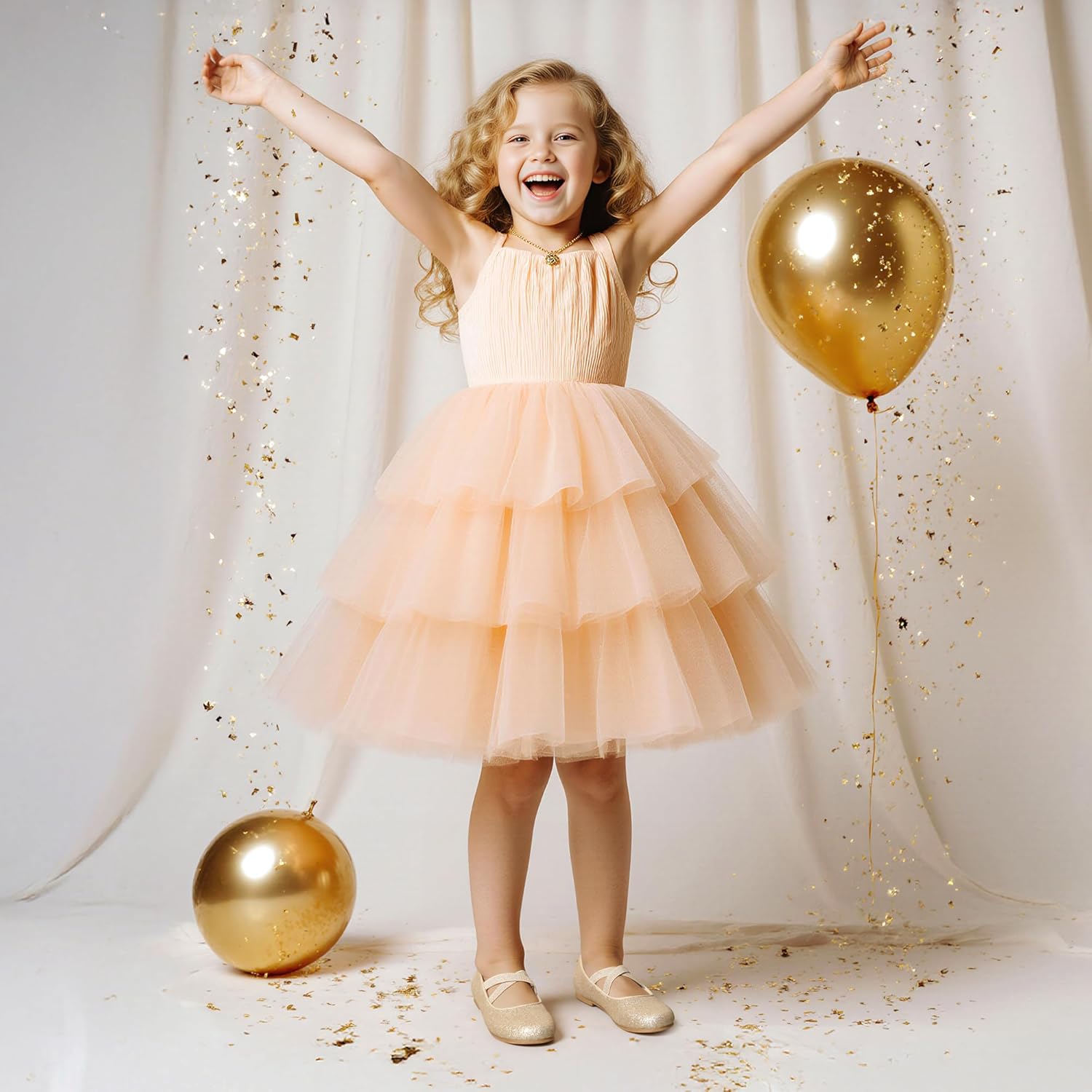 Dream Pairs Girls Ballerina Dress Shoes Mary Jane Flats - Image 2