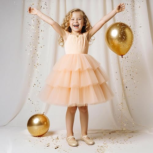 Miniatura 2 de DREAM PAIRS Zapatos de vestir tipo bailarina, de piso, para niñas Mary Jane