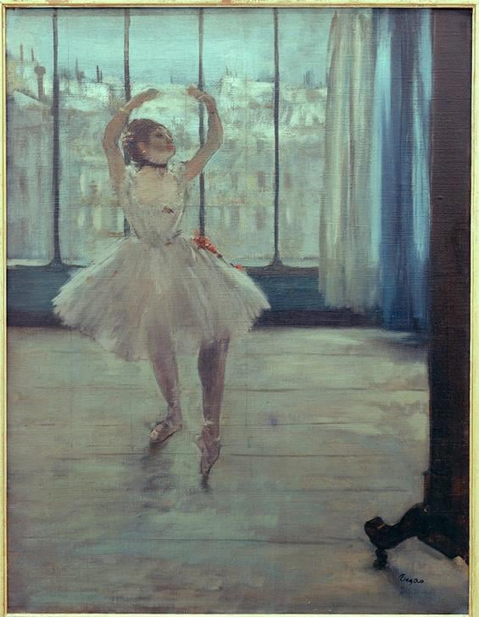 Tableau Edgar Degas la danseuse rétro idéal comme cadeau d'art unique - 5