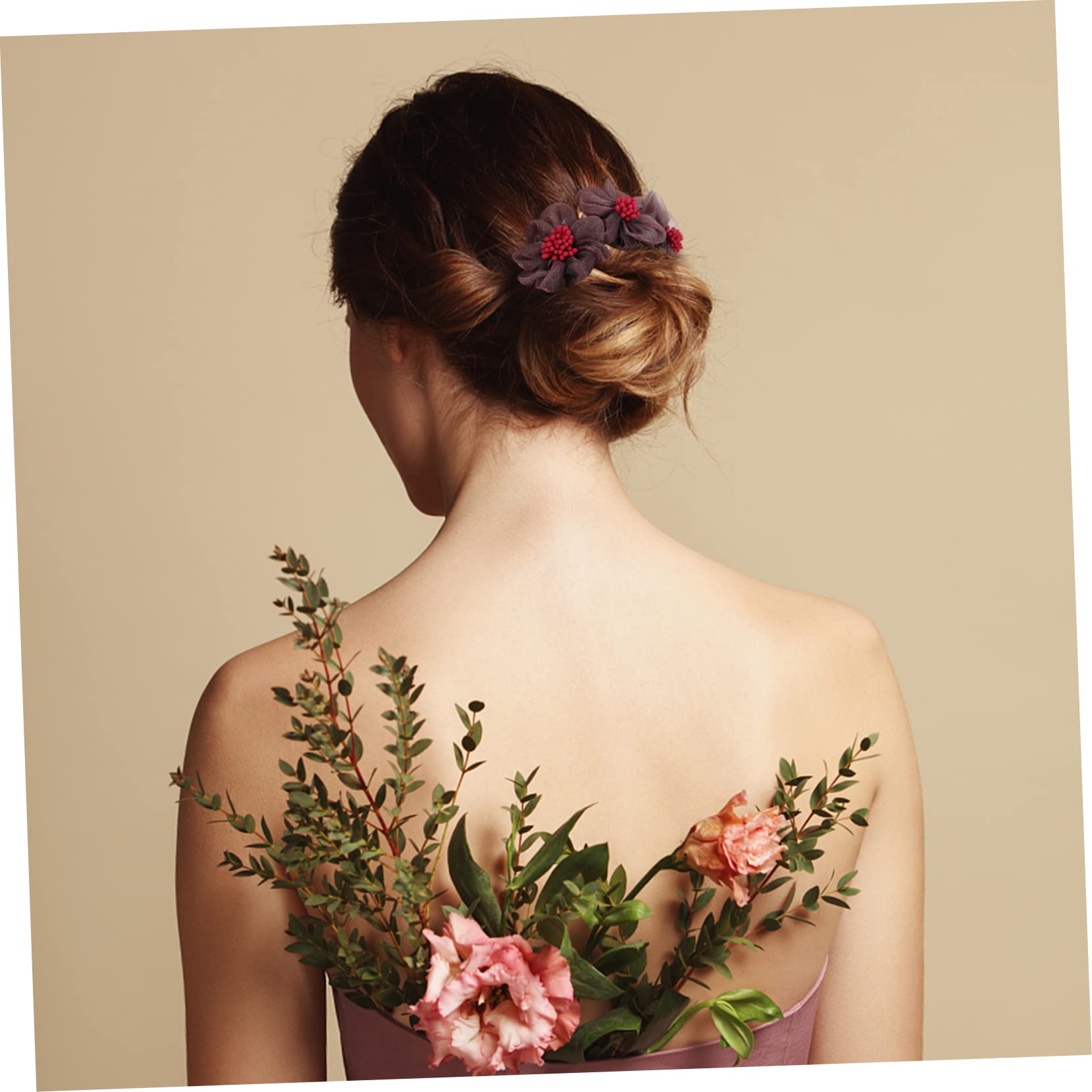 FRCOLOR 18stücke Teiliges Eleganter Blumen-haarbun-maker Für Stilvolle Hochsteckfrisuren Kinderfreundlich Und Langlebig Für Modische Looks Und Besondere Anlässe