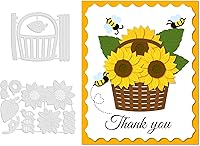 Vista 12 de GLOBLELAND Troqueles de corte de flores de cerezo para hacer tarjetas, flores, corte de rama, troqueles para bricolaje, álbumes de recortes, diario