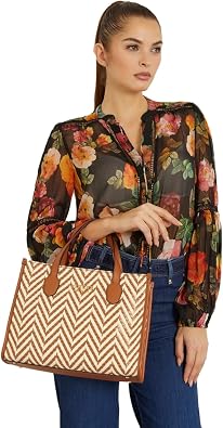 Silvana Chevron Tote