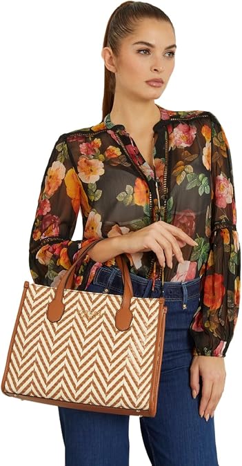 Silvana Chevron Tote