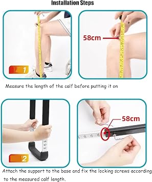 Hands Free Crutch,Steerable Knee Walker, Single Leg Telescopic Hands Free Crutch, Anti-Slip Knee Alternative To Crutches Walking Support for Ankle Fractures, Sprains, Calf