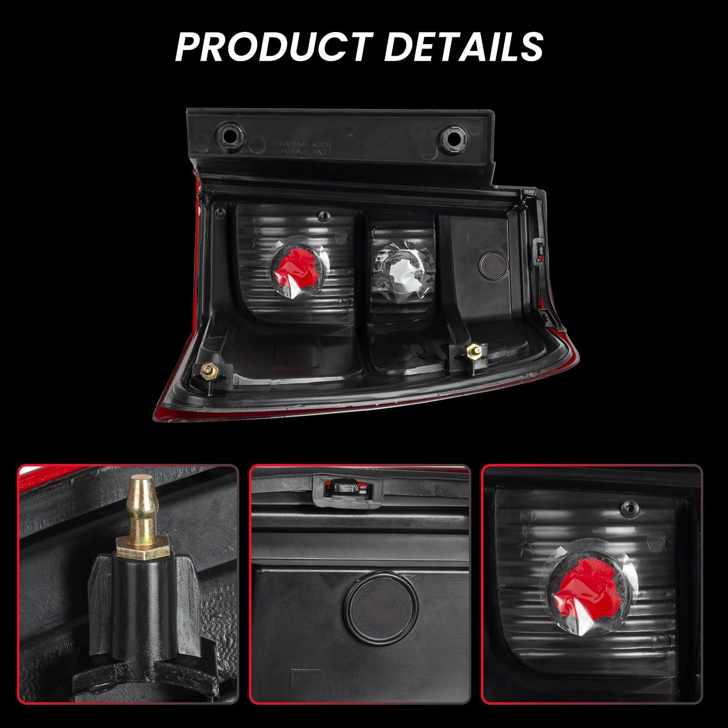 Tail Light Compatible with 2007-2017 Ford Expedition Rear Brake Lamp Left Driver Side Taillight Replaces 7L1Z13405AA FO2800201