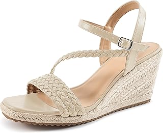 Dressy Wedge Sandals for Women: Comfortable Espadrille Summer Wedding Pl...