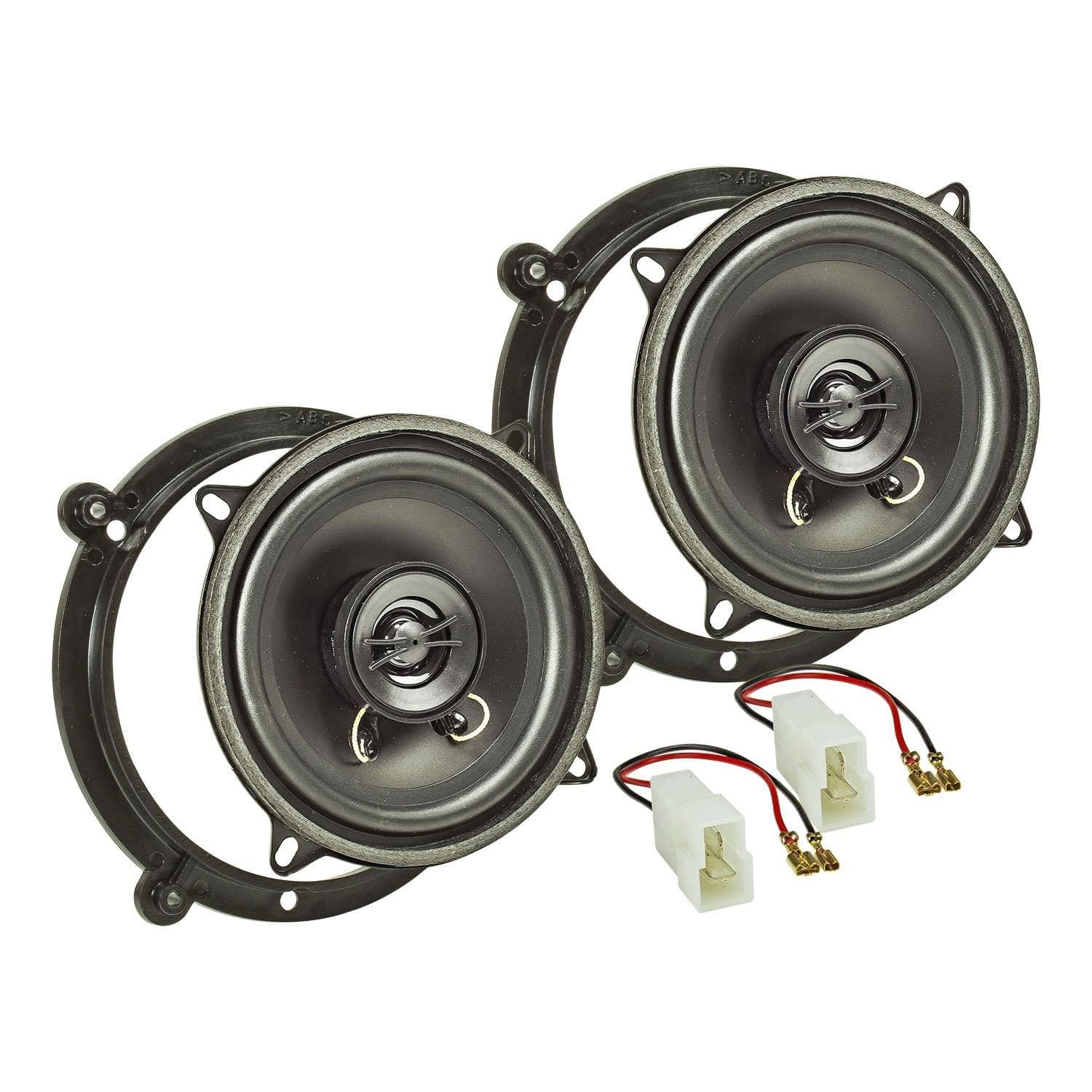 tomzz Audio 4003-007 TA13.0-Pro kit d'installation Haut-Parleur Compatible avec Audi A3 8L 1996-2004 Porte Avant 130mm système coaxial