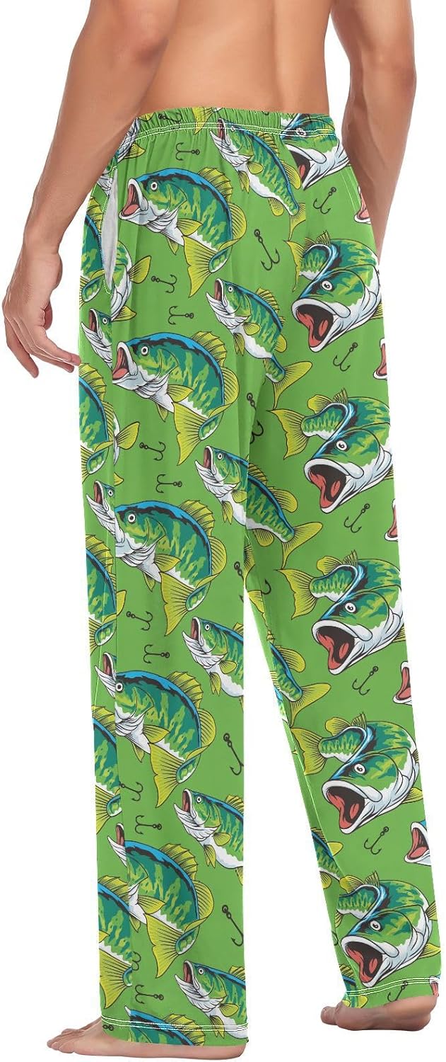 Men's Pajama Pants Soft Lightweight Lounge Sleep Pj Bottoms with Pockets Drawstring - Image 5