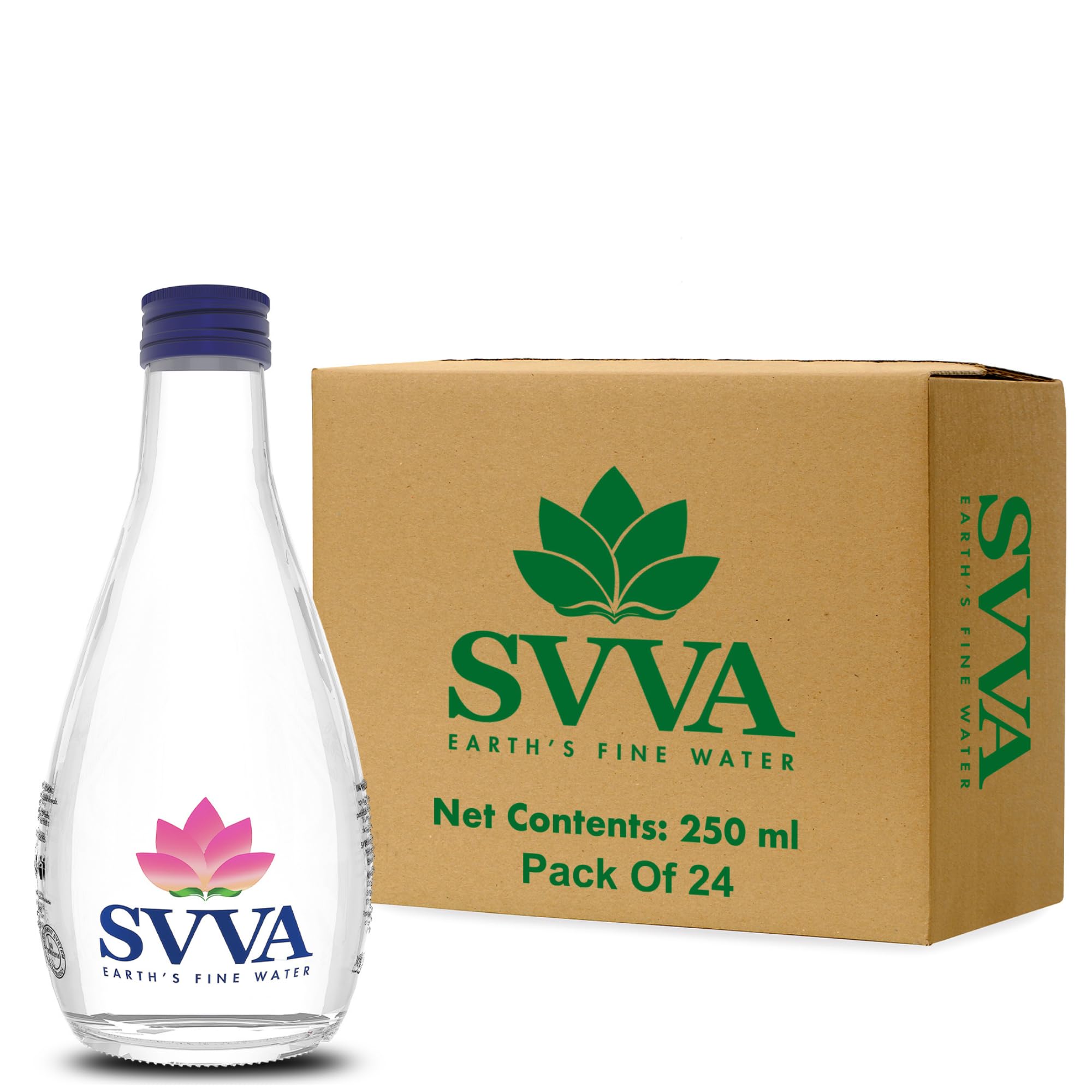 Sponsored Ad - Earth's Finest Water Premium Subterranean Water | 250 ML Pack 24 (Glass), Alkaline pH 8+ | Balanced Mineral Essential Healthy Mineral Hydration | Premium Glass Bottle Refillable Bottle