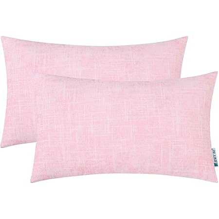 rectangle pink cushion