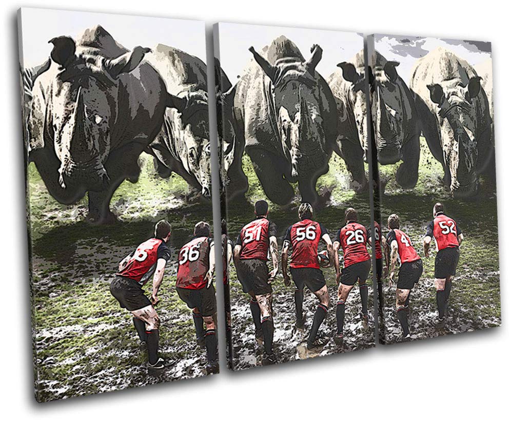 Amazon | 大胆なブロックデザイン - ラグビーリーグファニーリノ