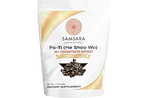 Fo Ti Root Powder: 20:1 Concentrated Extract, 4oz/114g (He Shou Wu)