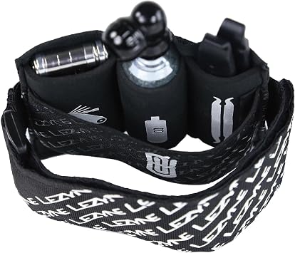 LEZYNE Send-It Caddy Strap Only - Bike Frame Organizer Strap for Tube CO2 Multi Tool Tire Levers, Compact Cycling Storage Mount for Seatpost or Frame | bike-tool-kits