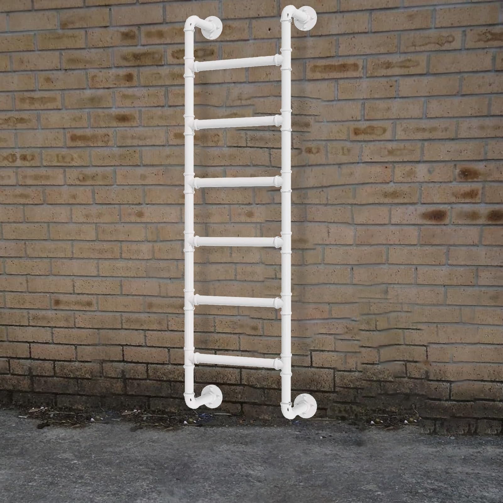 Wrought Iron Wall Mounted Ladder