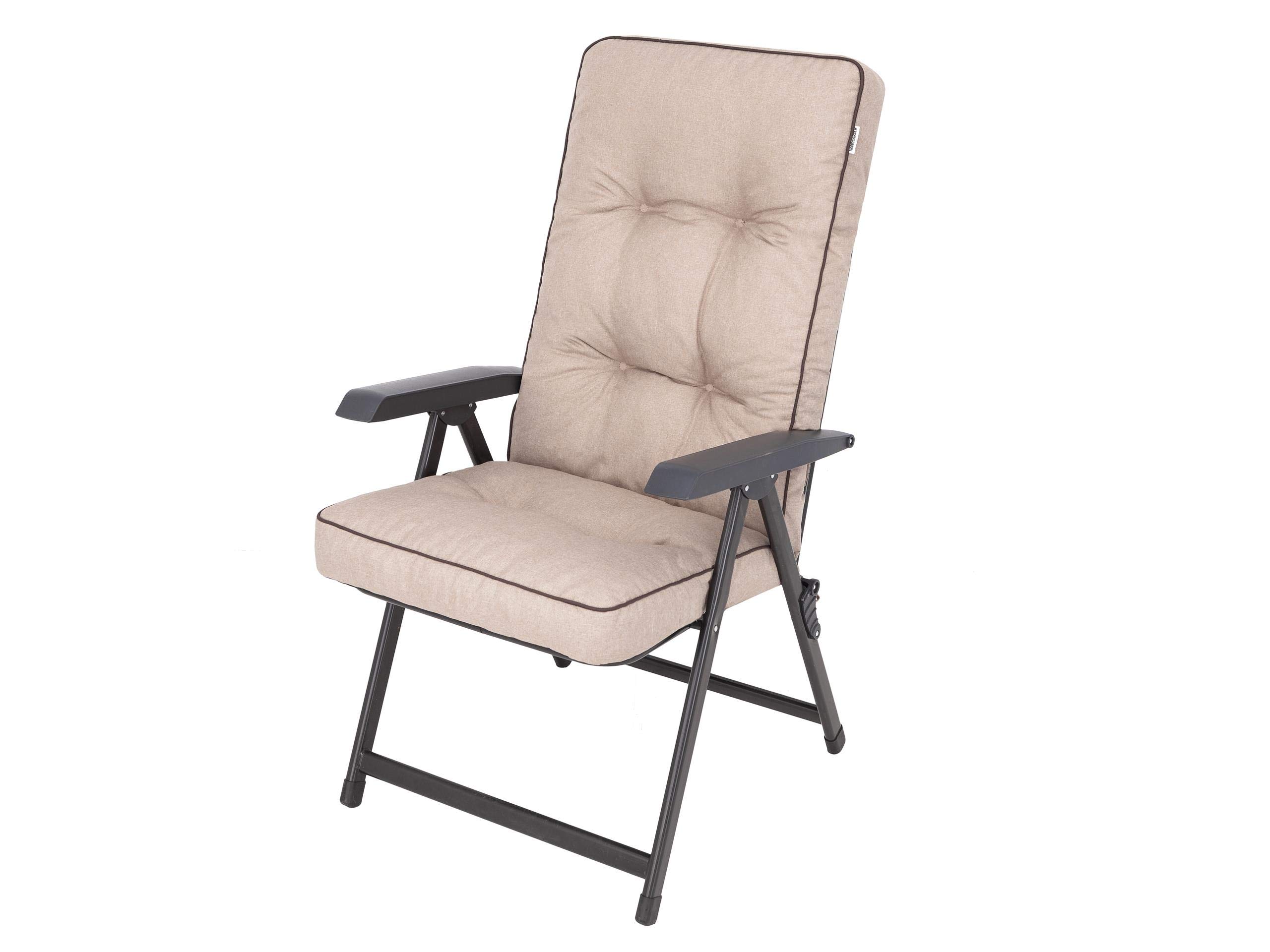 Bjird Tuinkussen voor tuinmeubelen, rotan bekleding, kussen voor rotanmeubels, kussens voor rotanstoel, rood, 50 x 50 x 40 cm