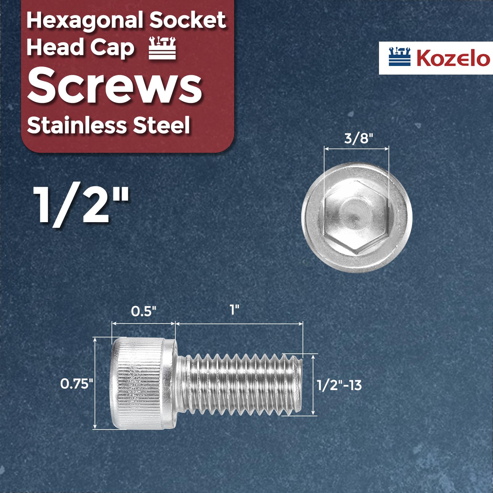 Kozelo 1pcs Socket Head Cap Screws - Image 2
