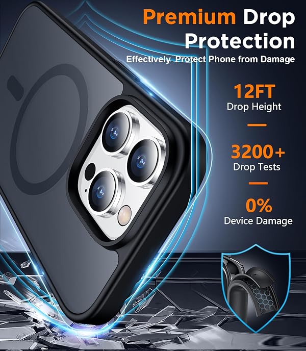 SPIDERCASE Magnetic for iPhone 14 Pro Case, Black by SPIDERCASE - Used condition - Image 3