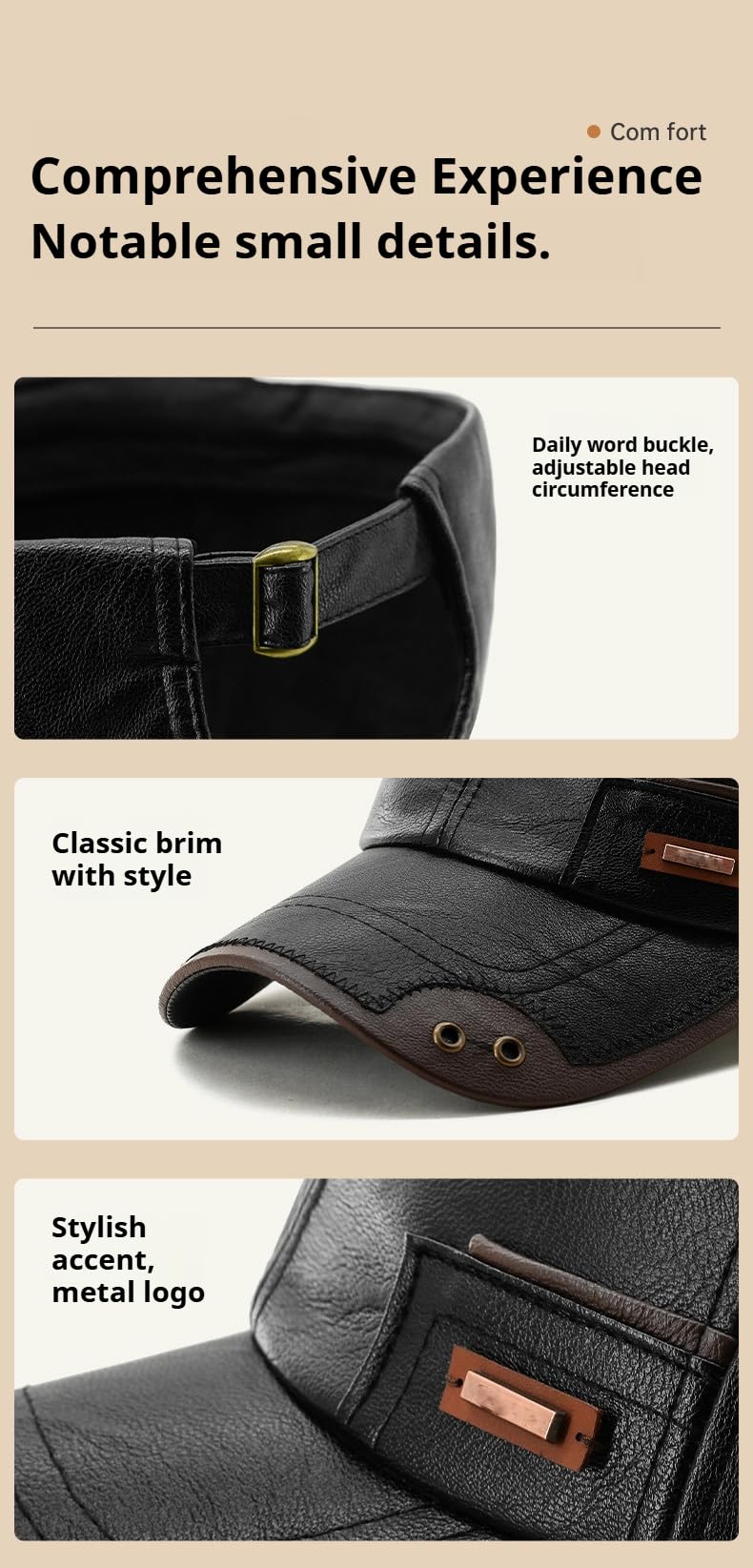 Solyge Warmguard Cap, Solyge Warm Guard Cap, Cálido Y Resistente Al Viento, Cómodo, Tamaño Ajustable