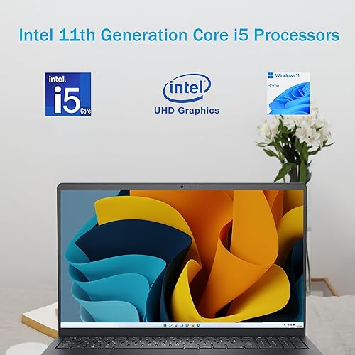 Miniatura 2 de Dell Inspiron 15 3520 - Laptop con pantalla táctil FHD de 15.6 pulgadas, procesador Intel Core i5 1155G7, 16 GB de RAM, SSD de 1 TB, teclado