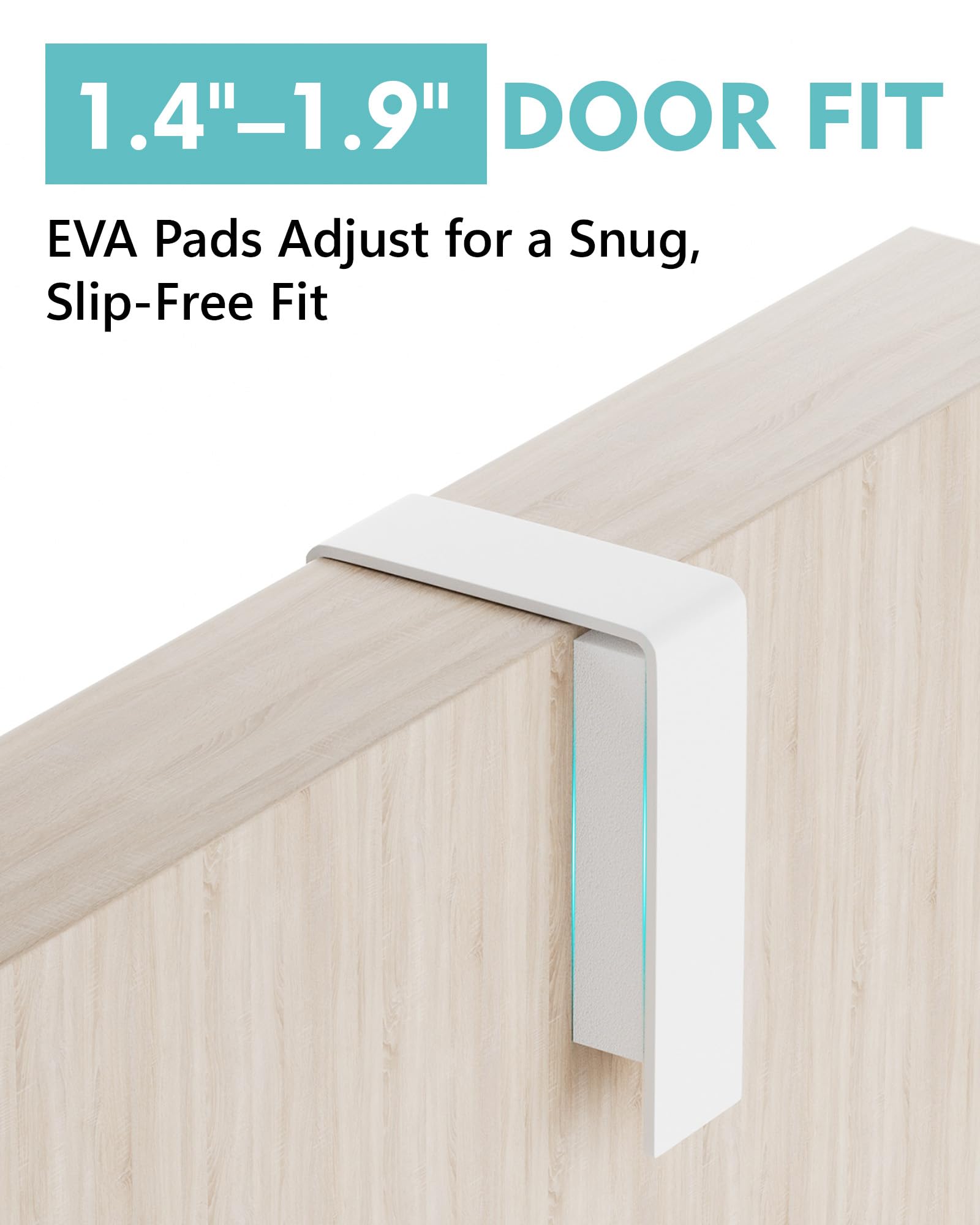 Mop & Broom Wall Mount - Over Door Storage -5
