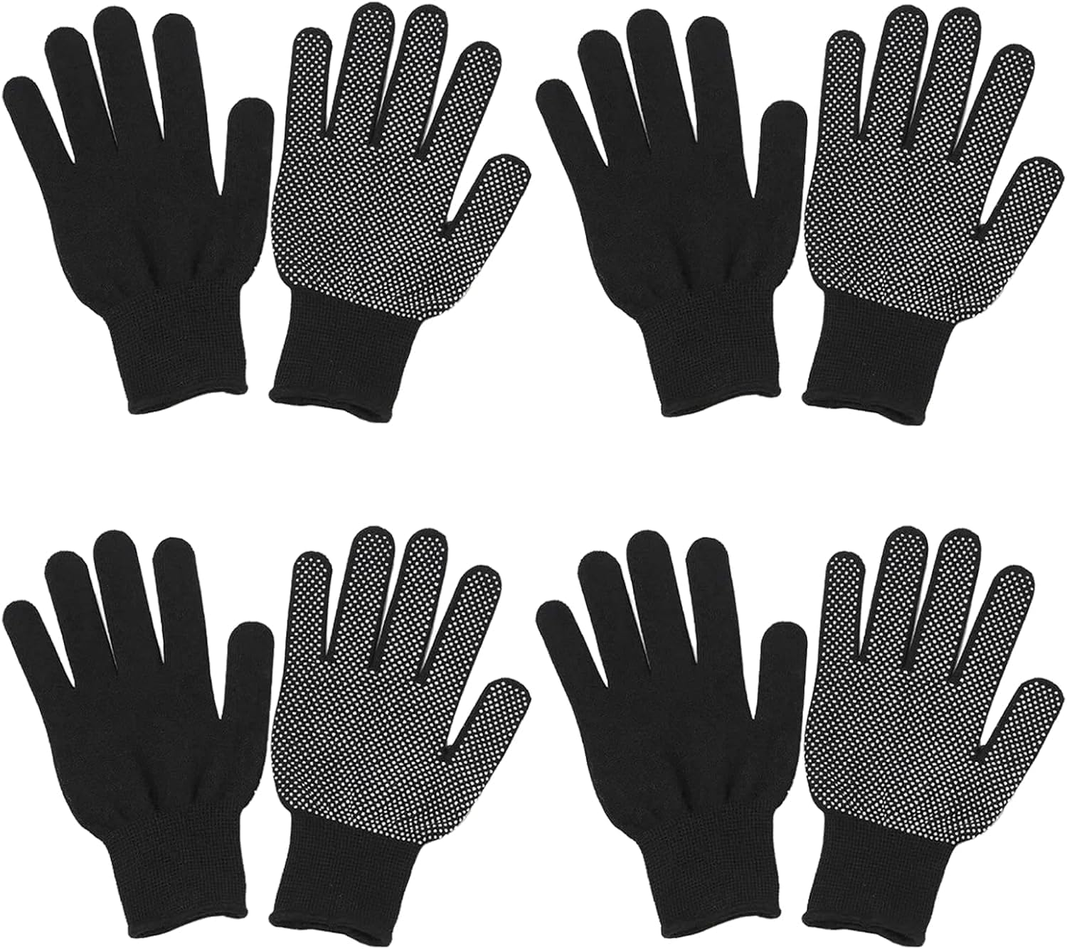 PVC Dotted 4 Pairs Tennis Cricket Gloves Batting, Dotted Tennis Design Cricket Batting Gloves for Men Lightweight and Durable, for Crickets Bating and Full Grriping in Bat Hand-picture-29