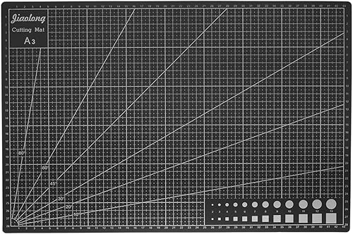 Vista 34 de HARFINGTON Alfombrilla de corte autorreparable A3 de 18 x 12 pulgadas, tabla de cortar de doble cara para manualidades, trabajo de arte, corte