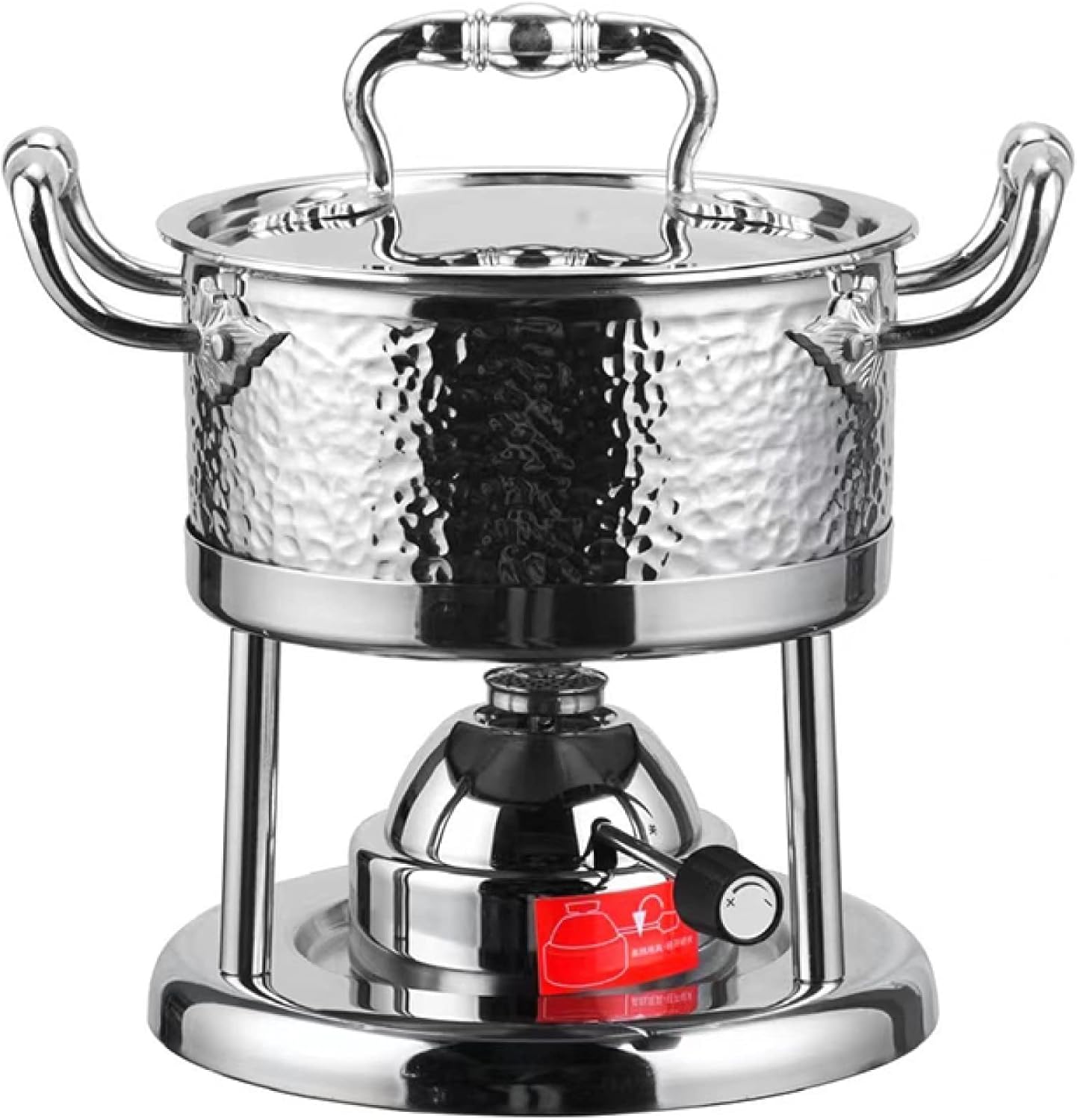Hot Pot & Shabu Shabu Pot Commercial Gas Gas Furnace Stainless Steel Soup Pot