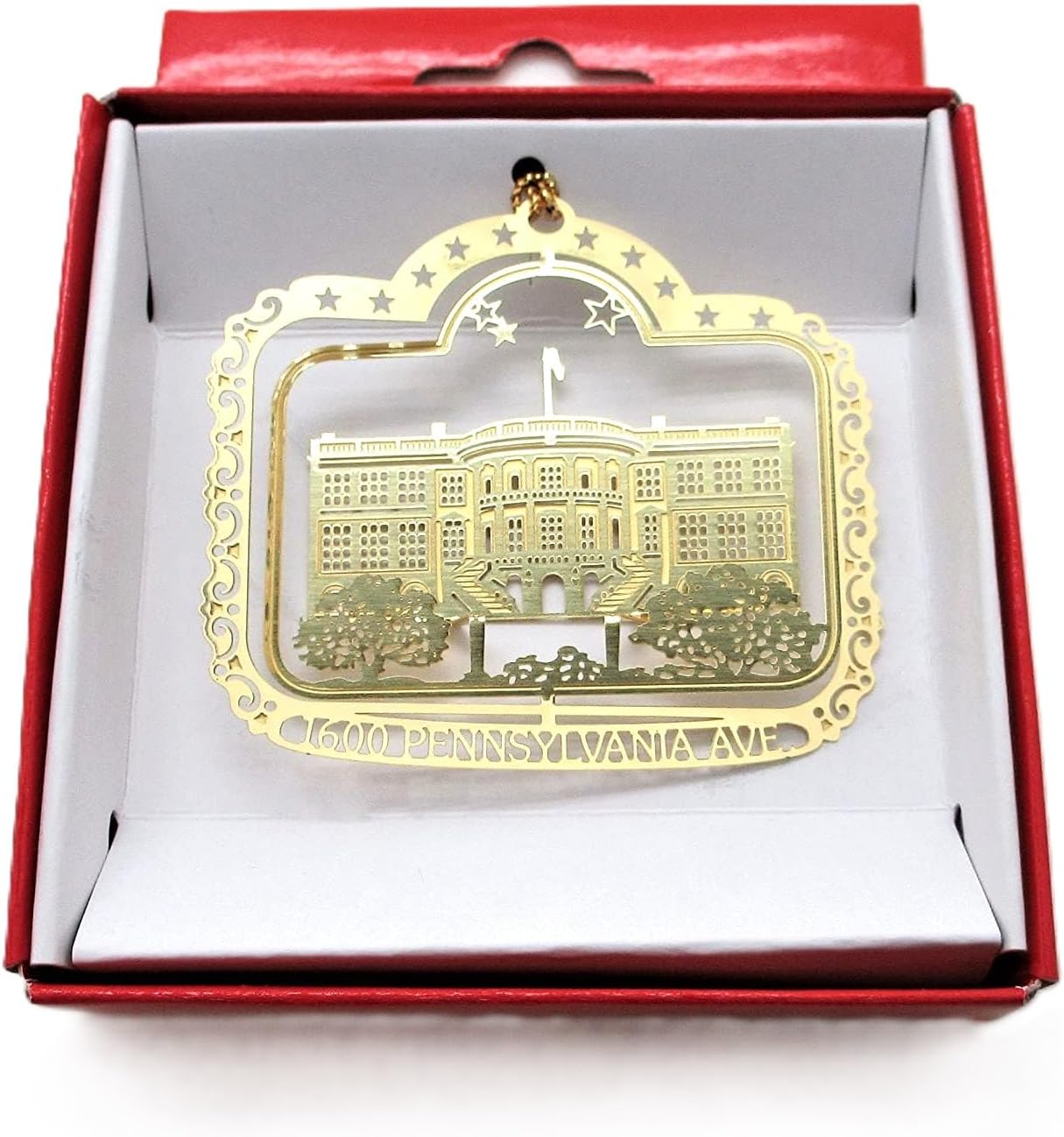 The White House Brass Christmas ORNAMENT Souvenir Gift - Image 7