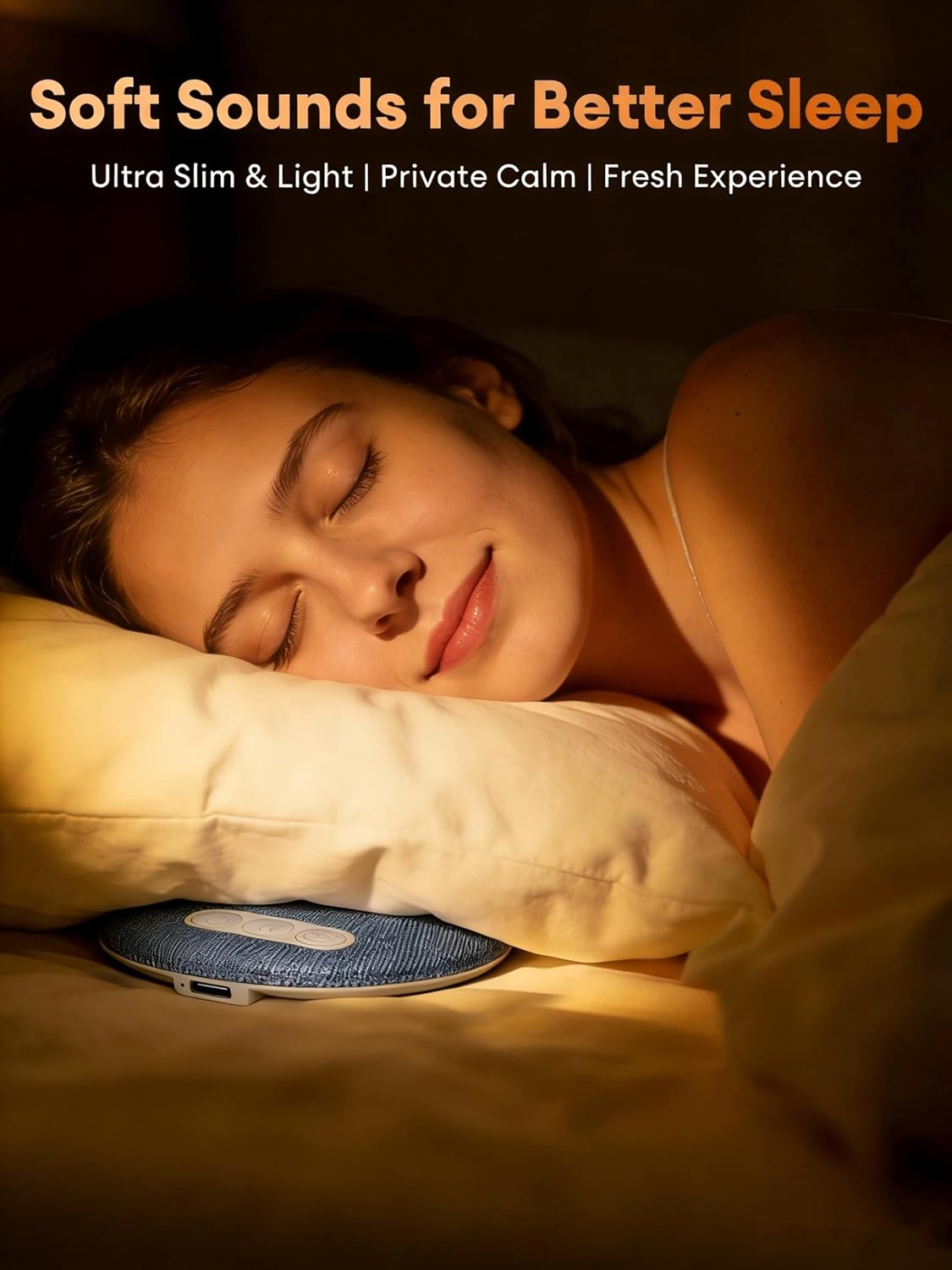 ZOMBIES CAT Under Pillow Speaker for Daily Devotion & Prayer, Thin Bluetooth Pillow Speakers Compatible with Bible Audio & Prayer Apps, Sleep Timer & for Sleeping, S1 Ultra