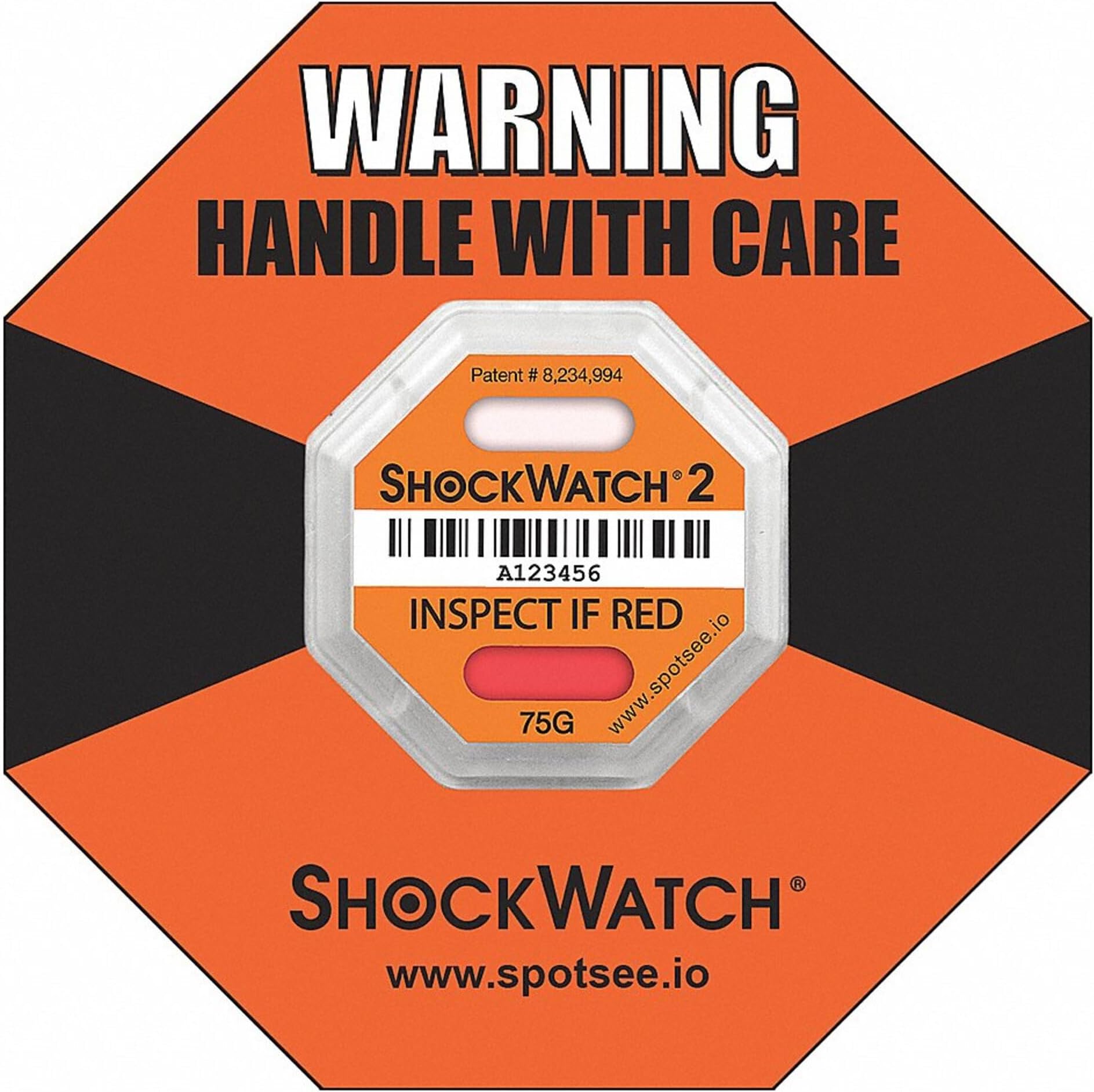 ShockWatch 2 Impact Indicator - 75G