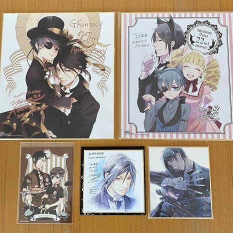 Amazon 黒執事 色紙 ポストカード アニメ 萌えグッズ 通販