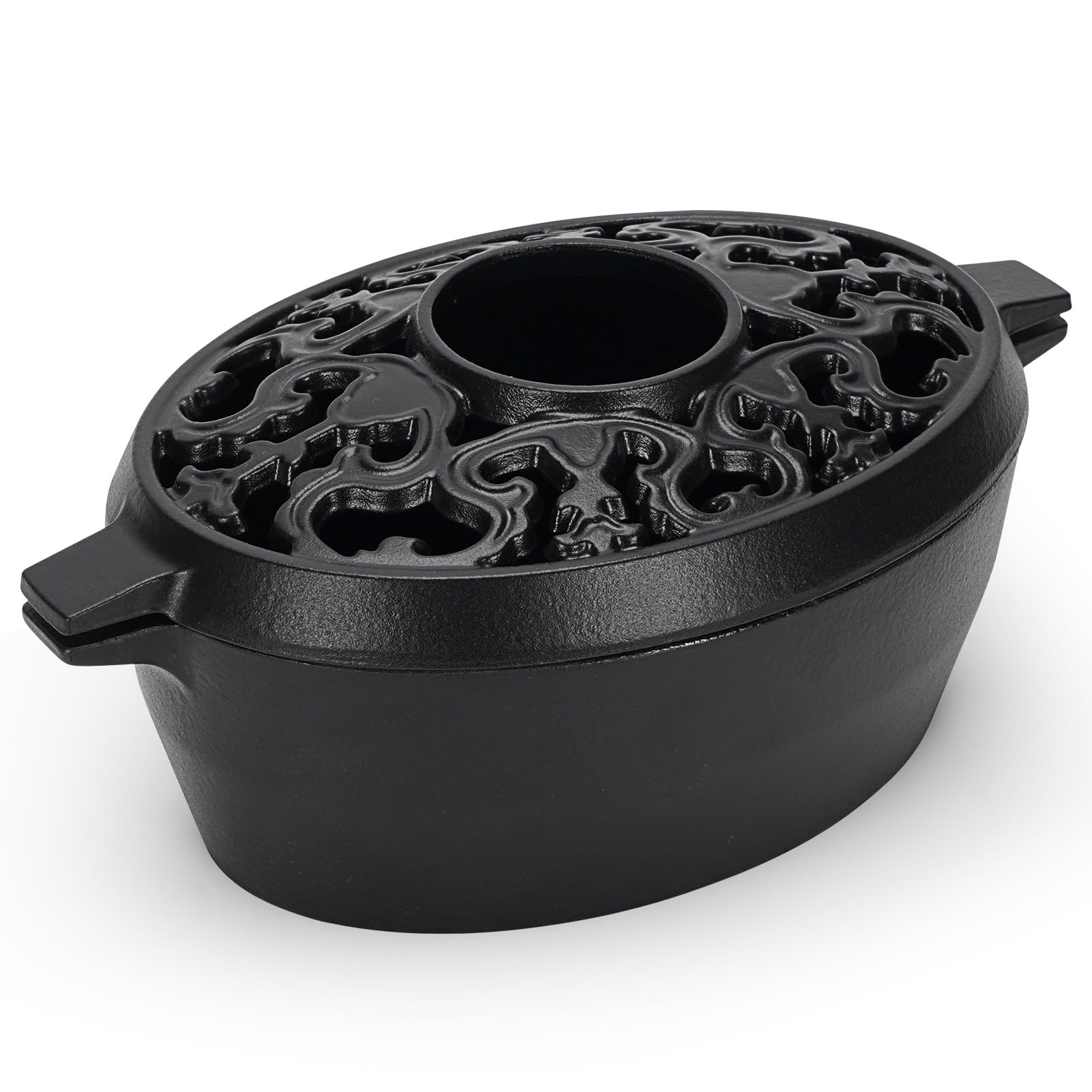 Wood Stove Steamer 2 5Quart Cast Iron Humidifier for Wood Stove Large Capacity Wood Stove Humidifier Large Diameter