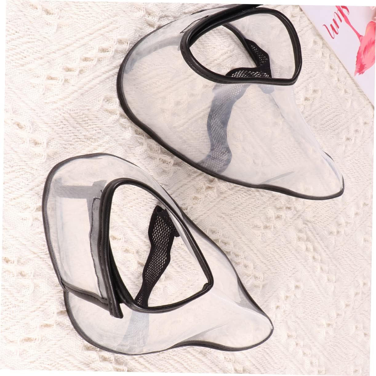 Didiseaon Hairdressing Shoe Covers for Barbers Large Durable and Transparent Protects Shoes from Hair Convenient for Stylists and Food Service Workers