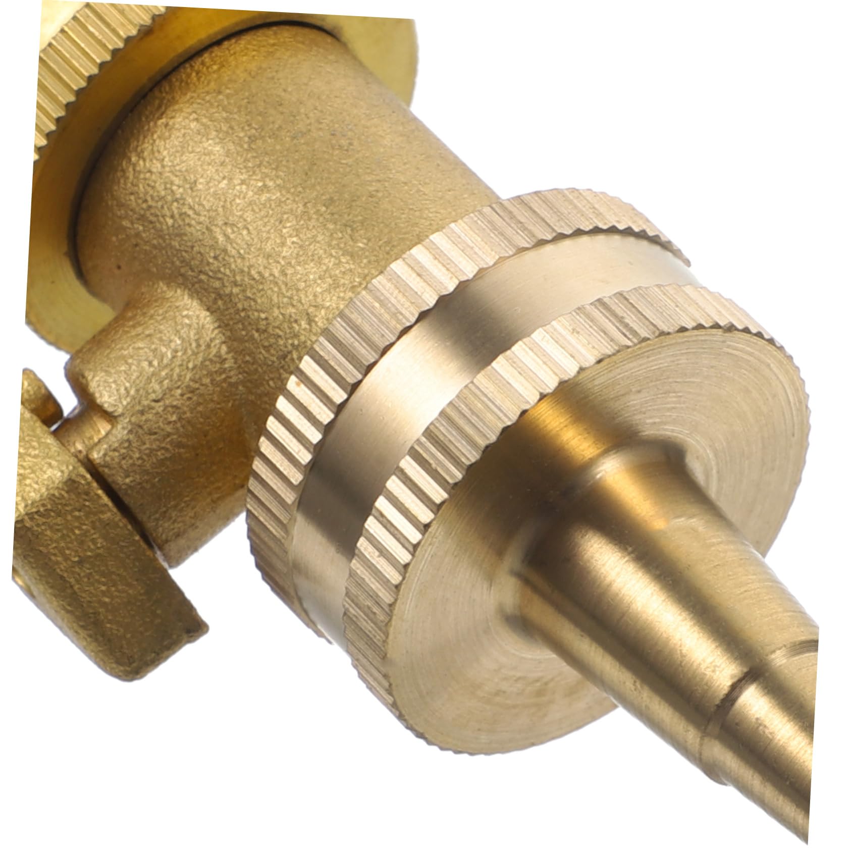 Abaodam 2 Ensembles buse en laiton buse de tuyau d'arrosage pulvérisateur jet de jardin pour machines agricoles soupape de tuyau vanne d'irrigation valve de d'arrosage Doré