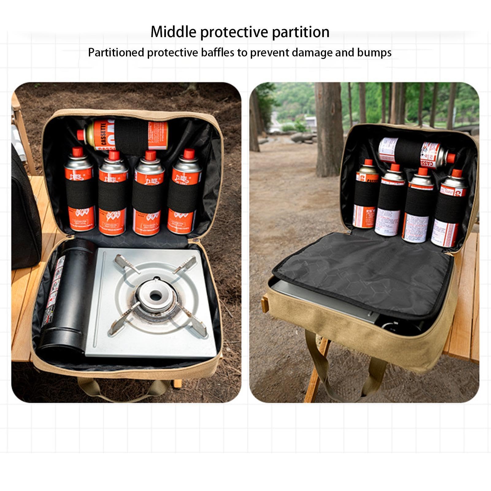 Borsa per attrezzatura da campeggio, borsa da viaggio organizer per