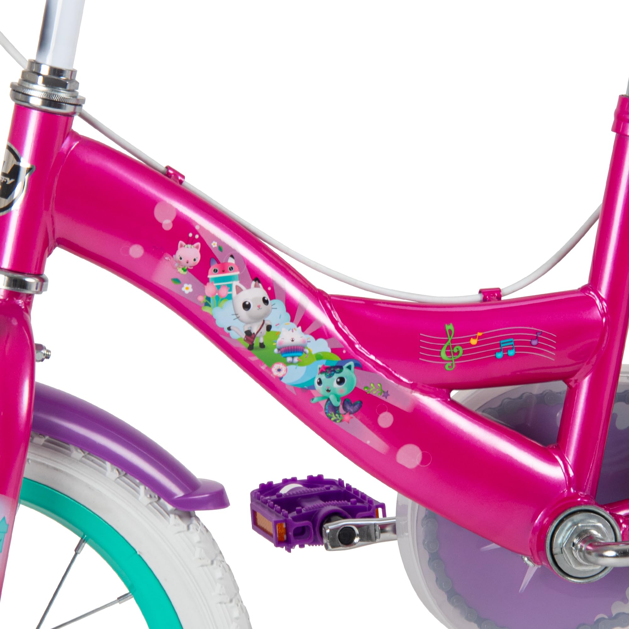 Huffy Gabby's Dollhouse Kinderfahrrad 12/14/16 Zoll mit Stützrädern