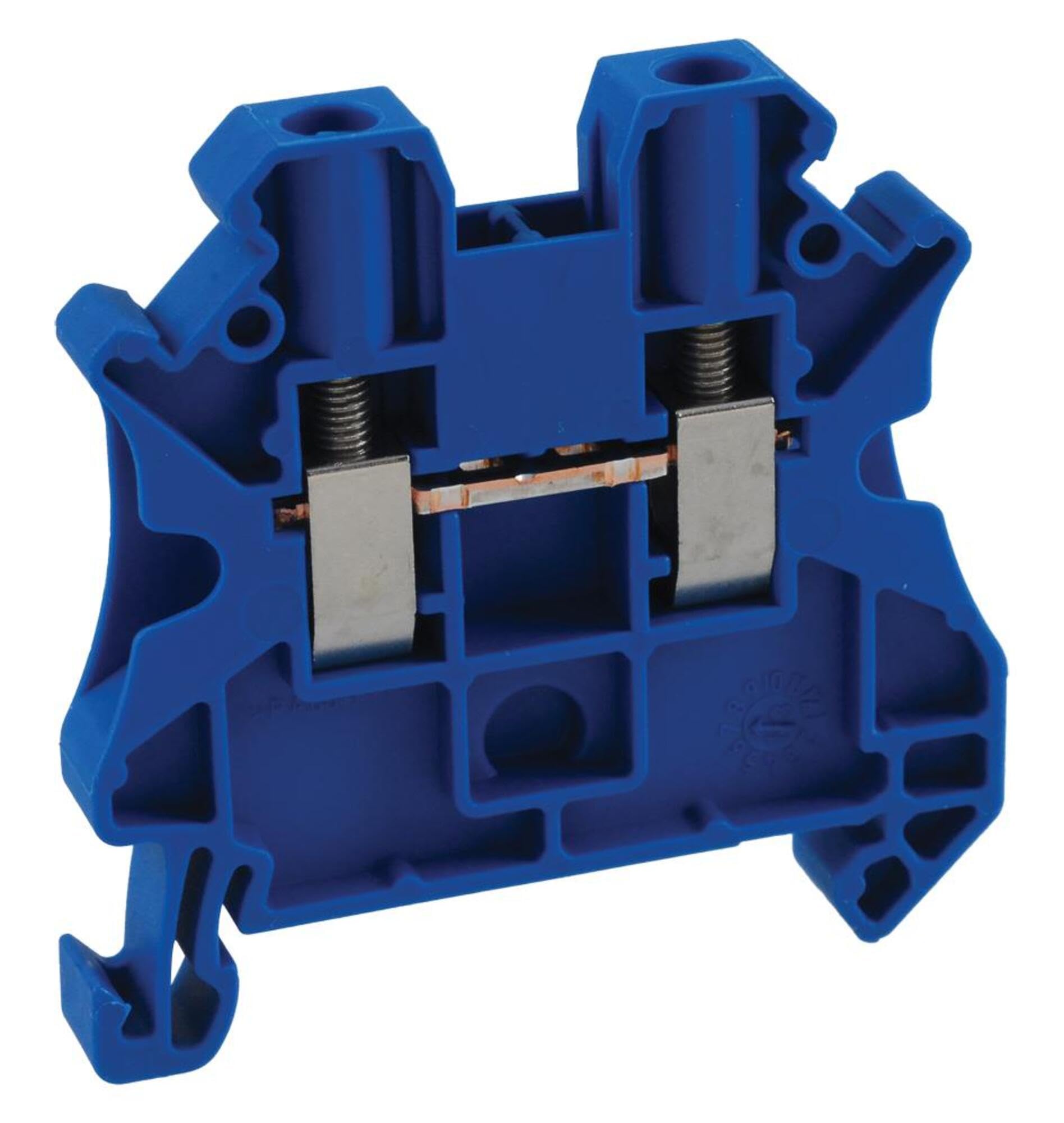 PHOENIX CONTACT UT 4 BU 26-10AWG, 6.2MM, Blue, Feed-Thru Modular, Terminal Block