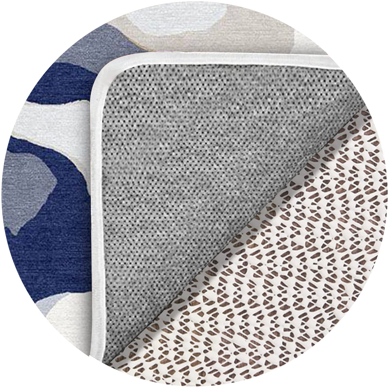 Rose Home Antirutschmatte Teppichunterlage - Wasserdicht Zuschneidbar 150cm Rund